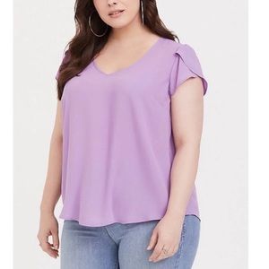 Torrid Lavender Blouse